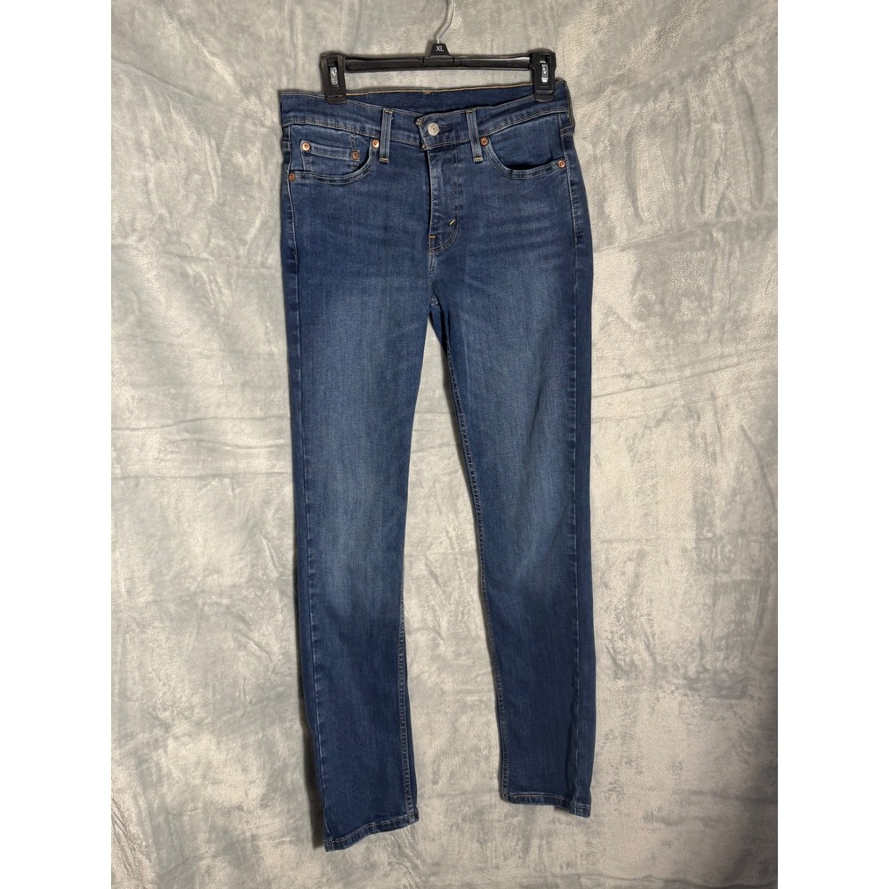 Levis 511 Slim Fit Jeans Medium Wash Blue Denim 30x32 Womens